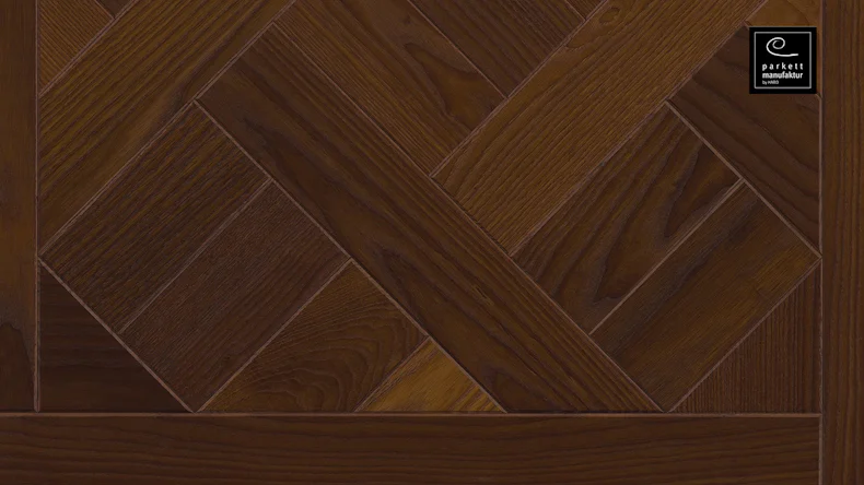 Haro Parquet Flooring - Parquet Manufacture NF Tafel 4V Basket oleovera Ash Arabica Mezzo (535299)