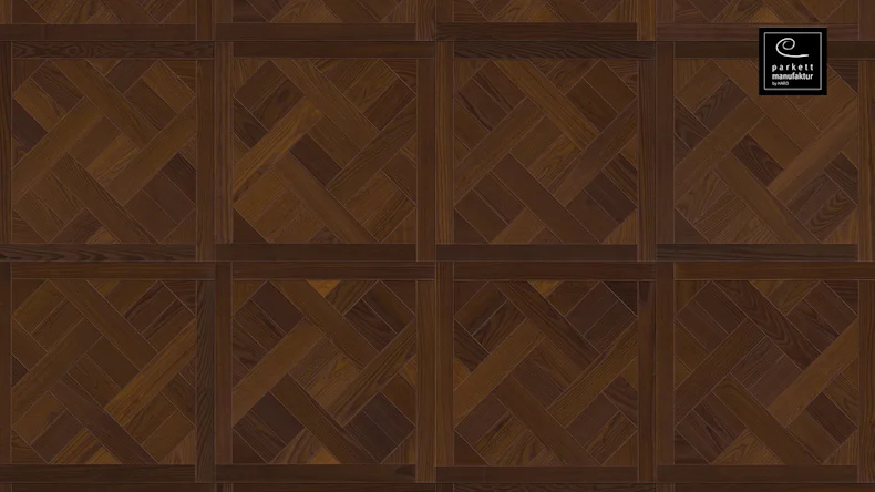 Haro Parquet Flooring - Parquet Manufacture NF Tafel 4V Basket oleovera Ash Arabica Mezzo (535299)