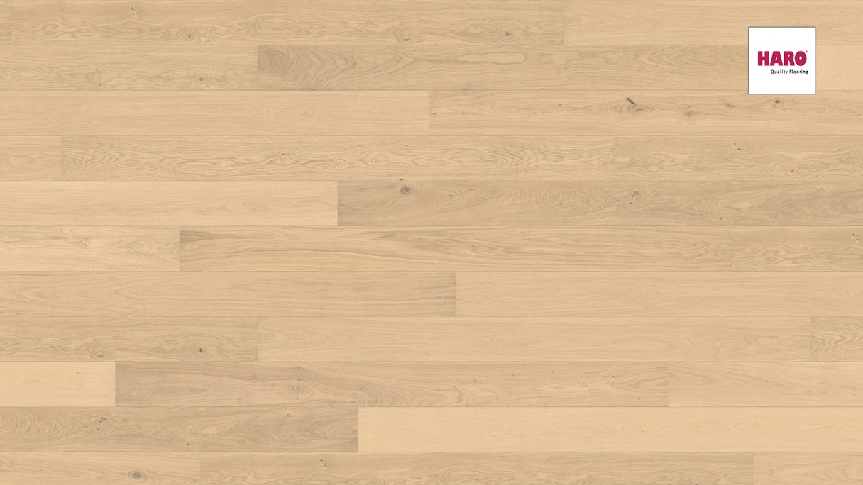 Haro Parquet Flooring - Serie 4000 2V naturaDur Oak sand pure Markant (535445)