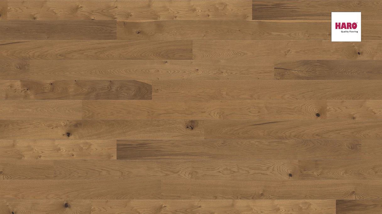 Haro Parquet Flooring - Serie 4000 2V naturaDur Amber Oak Sauvage (535466)