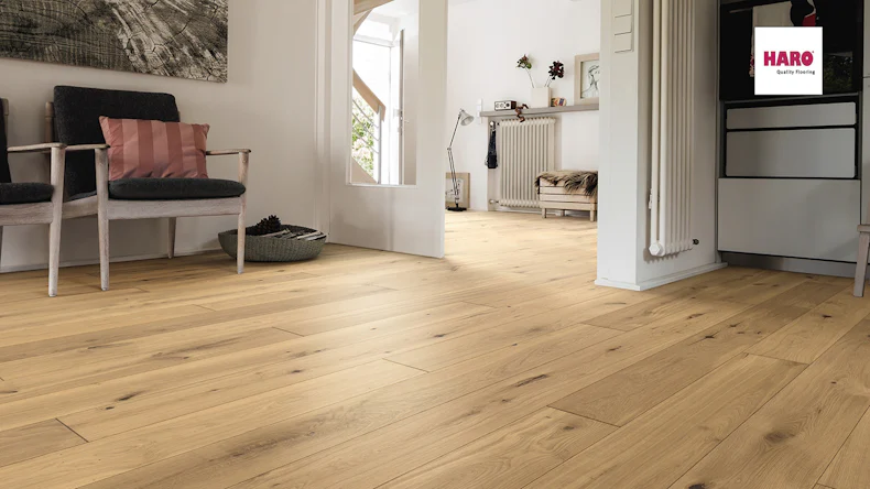 Haro Parquet - Serie 4000 4V naturaLin plus Quercia Puro invisibile Sauvage (535618)