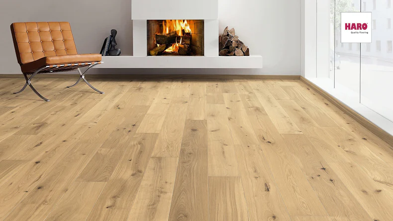 Haro Parquet - Serie 4000 4V naturaLin plus Quercia Puro invisibile Sauvage (535618)