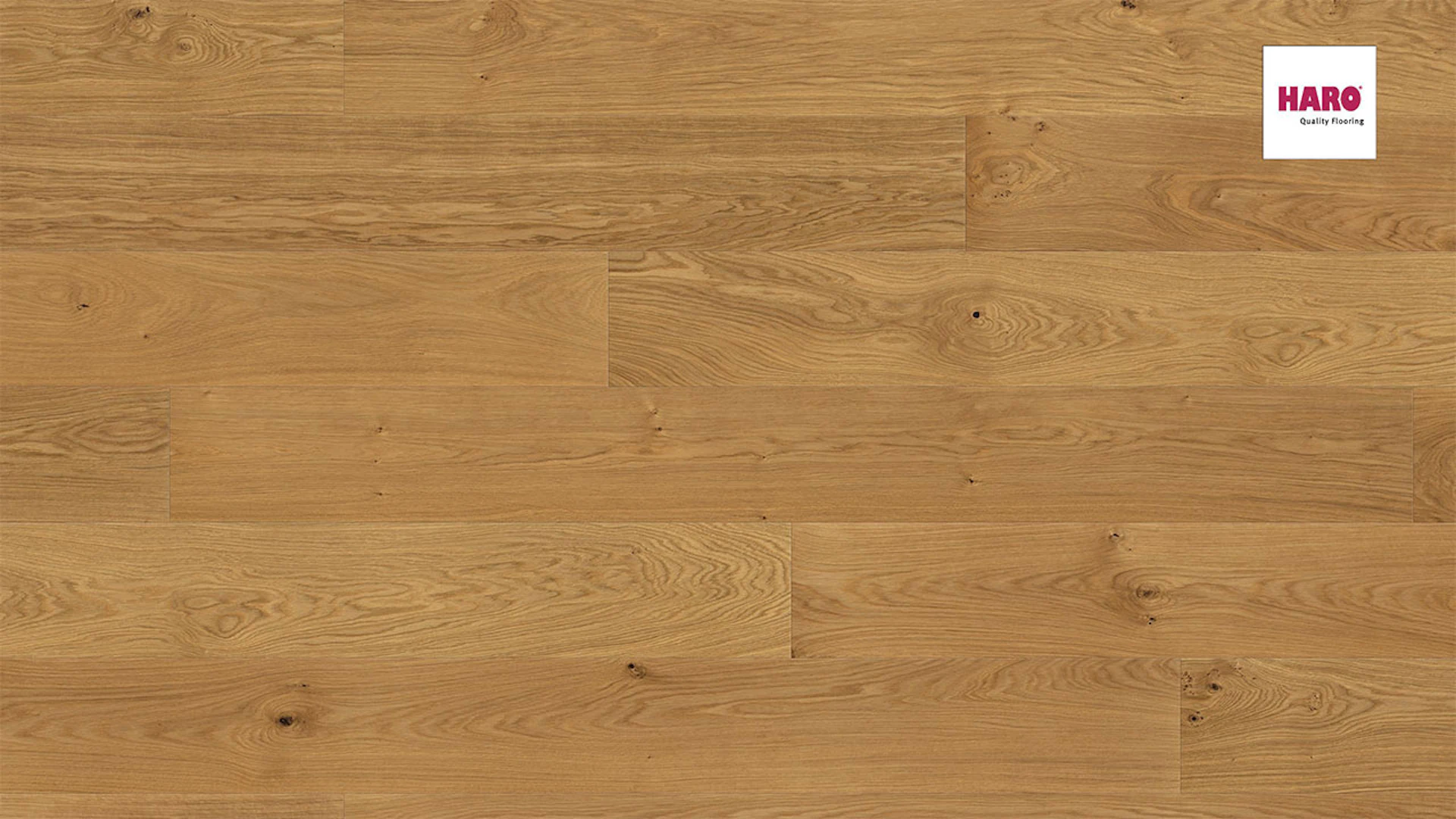Haro Parquet Flooring - Series 4000 Plaza 4V naturaLin plus Oak Markant (536974)