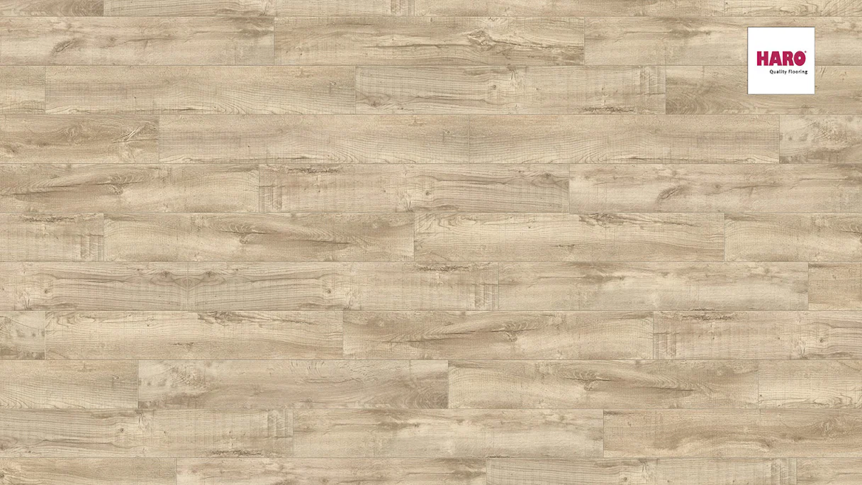 HARO click cork flooring Corkett Arteo XL Shabby Oak white