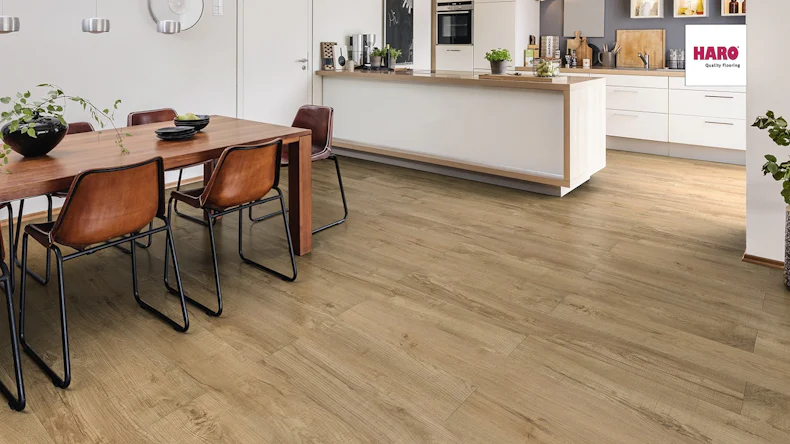 HARO Corkett pavimento in sughero a cliccare Arteo XL Shabby Oak invisibile