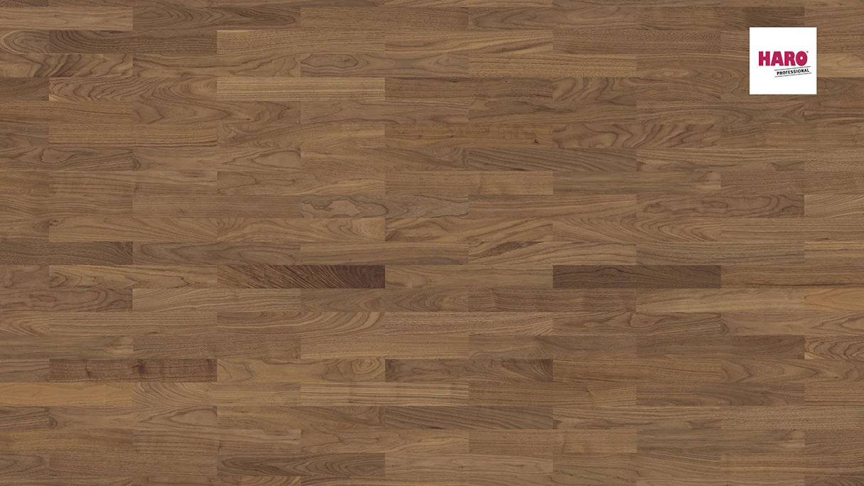Haro Parquet Flooring - Series 4000 Stab Allegro permaDur American Walnut Trend (537910)