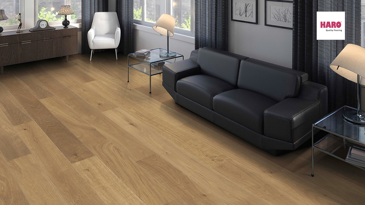 Haro Parkett 4000 Raucheiche invisible Markant strukturiert naturaLin plus (539699)