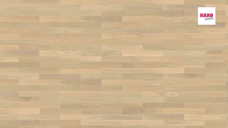 Haro Parkett - Serie 4000 Stab Allegro permaDur Eiche lichtweiß Trend (540173)