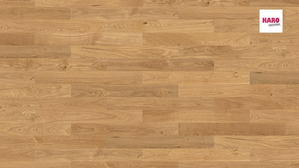 Haro Parquet Flooring - Series 4000 Stab Prestige naturaLin plus Oak Sauvage (540179)
