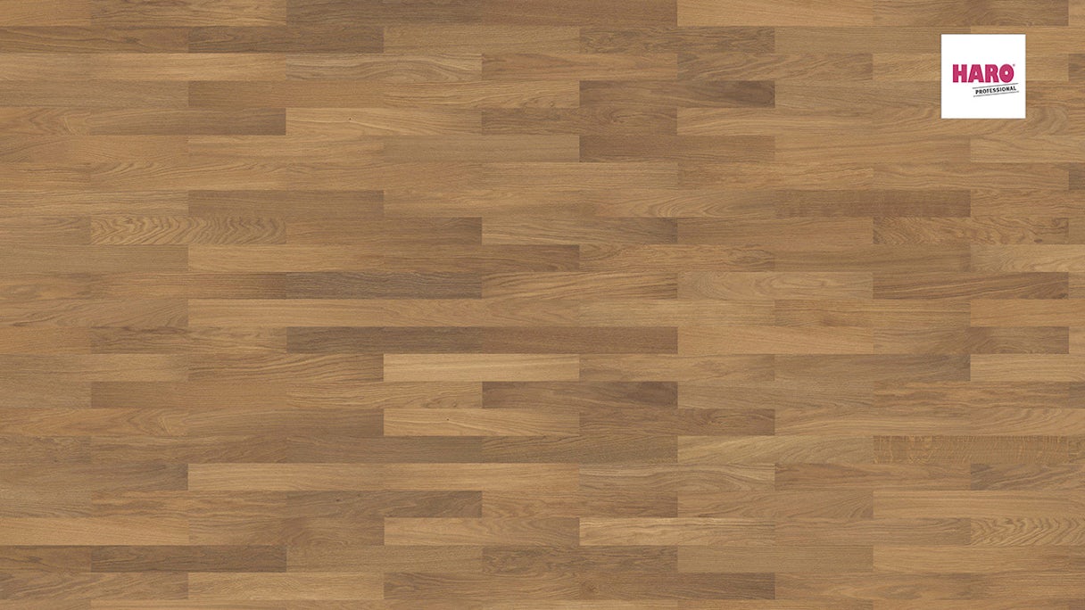 Haro Parquet Flooring - Series 4000 Stab Allegro naturaLin plus Smoked Oak invisible Trend (540182)