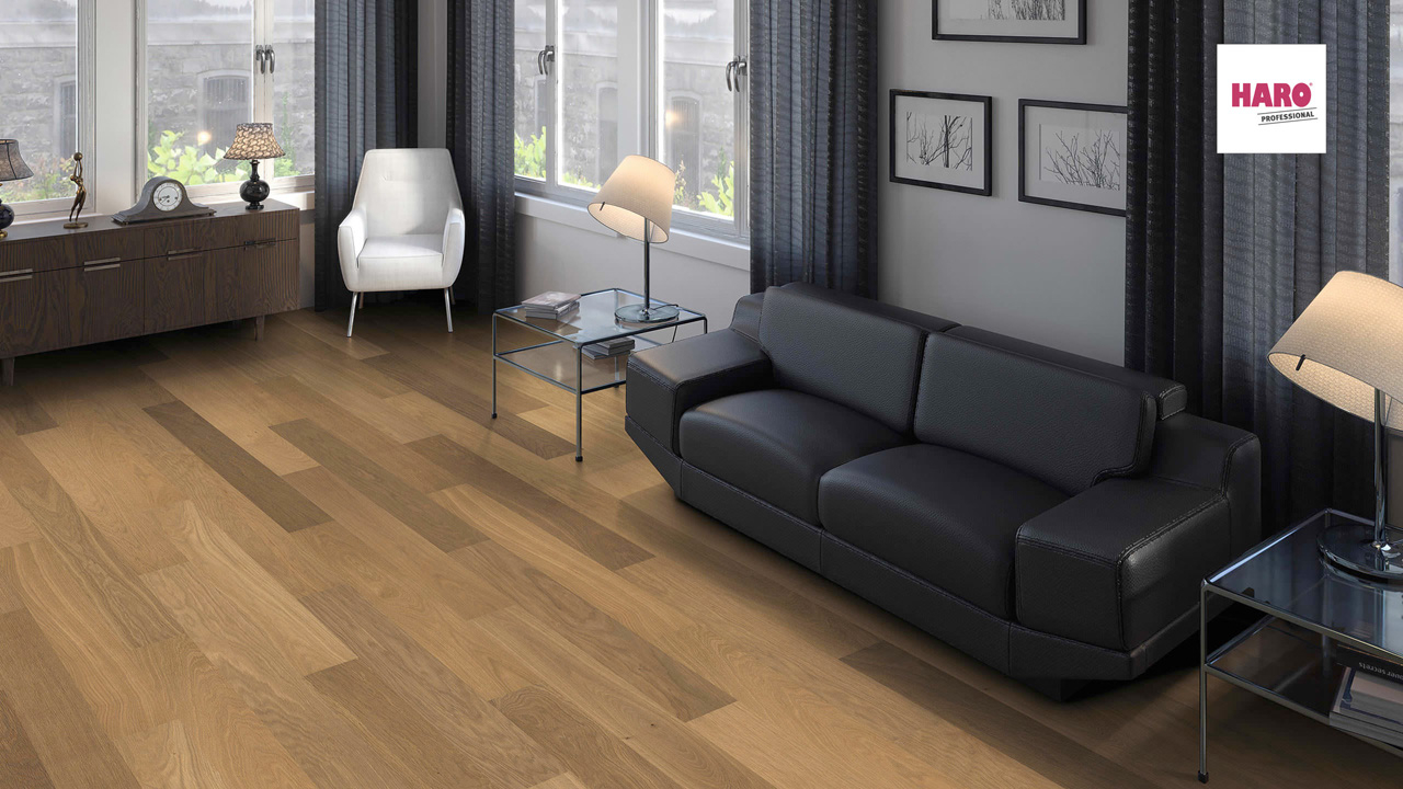 Haro Parkett - Serie 4000 Stab Prestige naturaLin plus Raucheiche invisible Markant (540183)