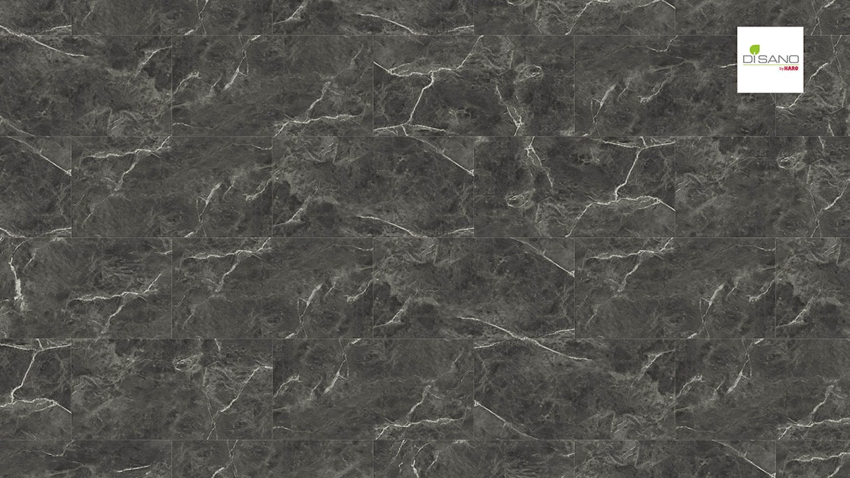 Haro Organic Flooring - Disano Saphir Piazza 4V Marble anthracite stone (540361)