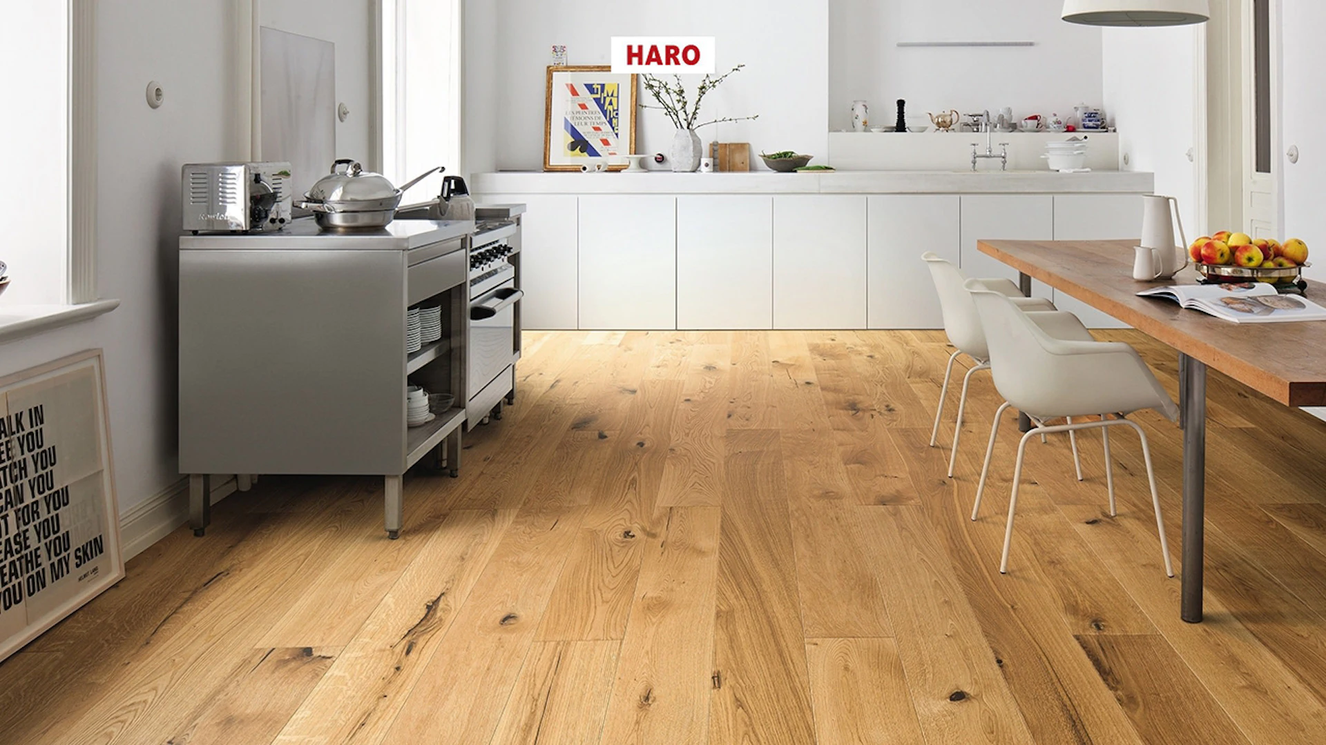 Haro Parquet Flooring - Series 4000 NF Stab LA Maxim 4V naturaLin plus Oak Sauvage (540987)