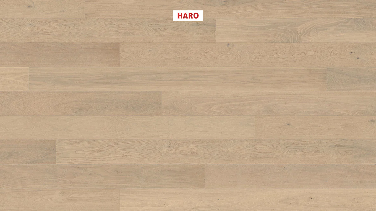 Haro Parquet Flooring - Series 4000 NF Stab LA Maxim 4V naturaLin plus Oak light white Markant (540990)