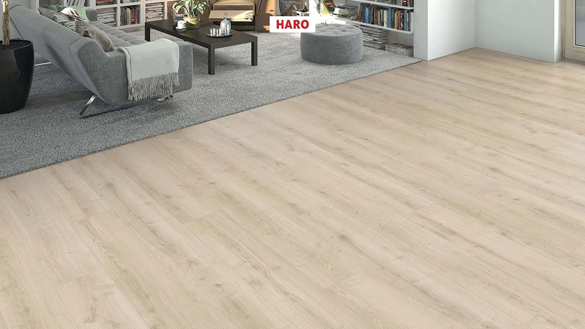 Haro Organic Flooring - Disano WaveAqua TC LA 4V Ontario Oak white (541242)