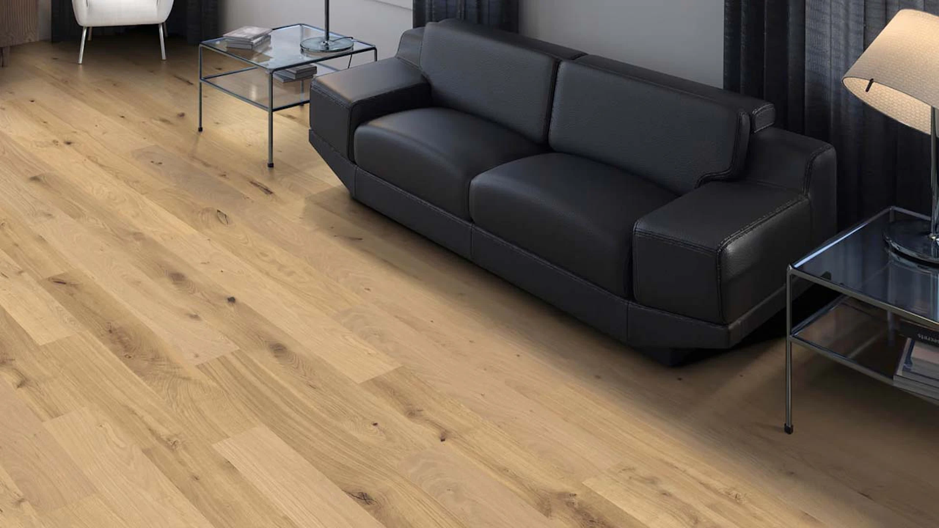 Haro Parquet Flooring - Series 4000 NF Stab LA Prestige naturaLin plus Oak invisible Sauvage (543506)