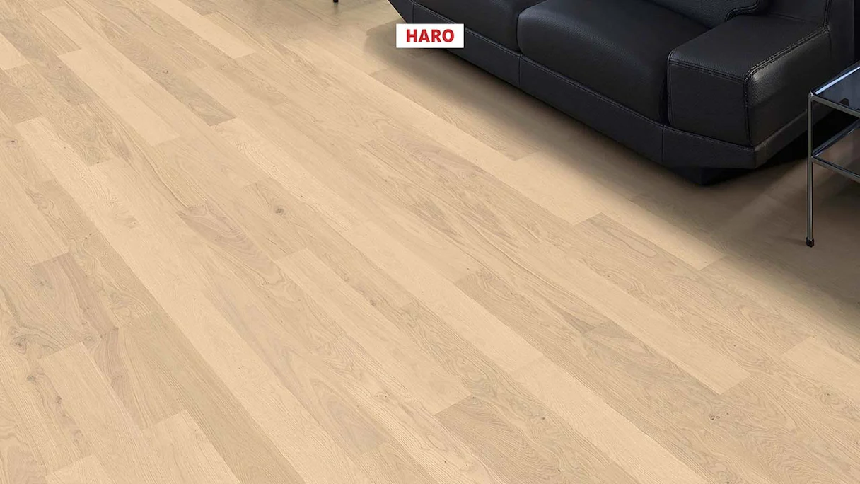 Haro Parquet Flooring - Series 4000 NF Stab Classico naturaDur Oak invisible Trend (543543)