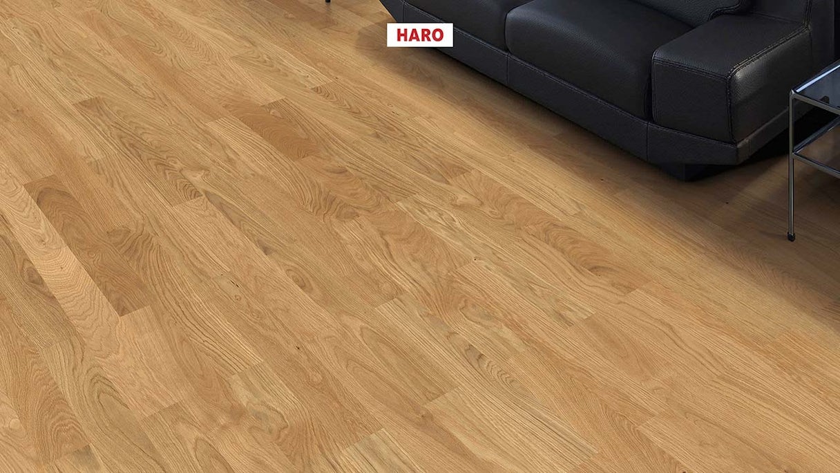 Haro Parquet Flooring - Series 4000 NF Stab Classico naturaLin plus Oak Trend (543548)