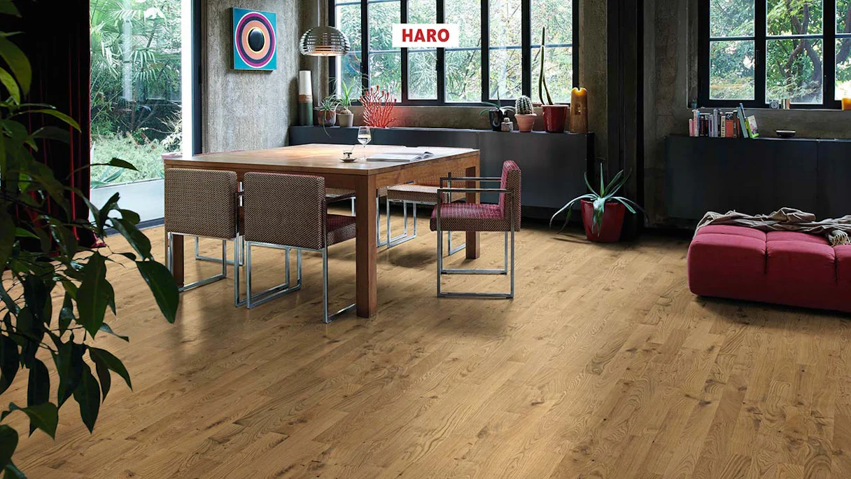 Haro Parquet Flooring - Series 4000 NF Stab Classico naturaDur Natural Oak (543549)