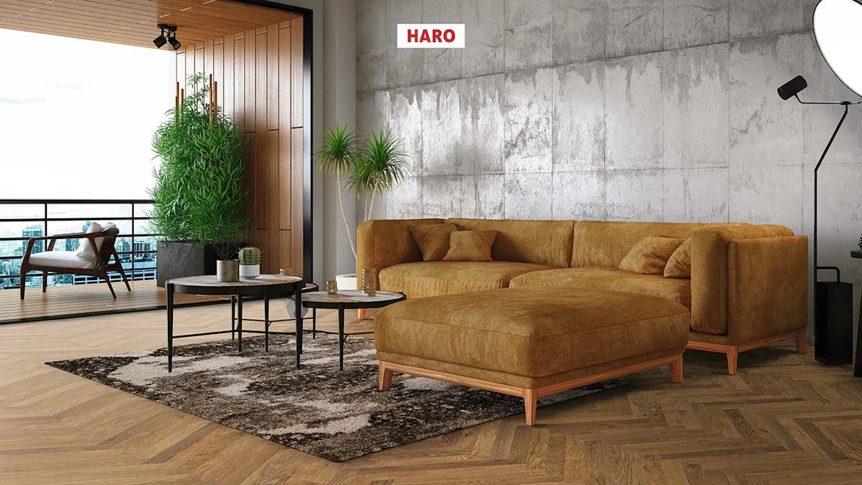 Haro Parquet Flooring - Series 4000 NF Stab Classico naturaDur Amber Oak Trend (543555)