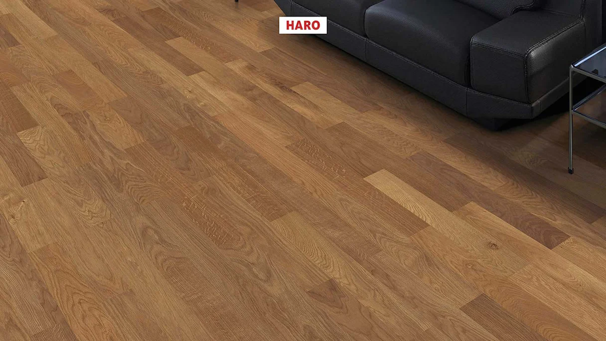 Haro Parquet Flooring - Series 4000 NF Stab Classico naturaLin plus Amber Oak Trend (543556)