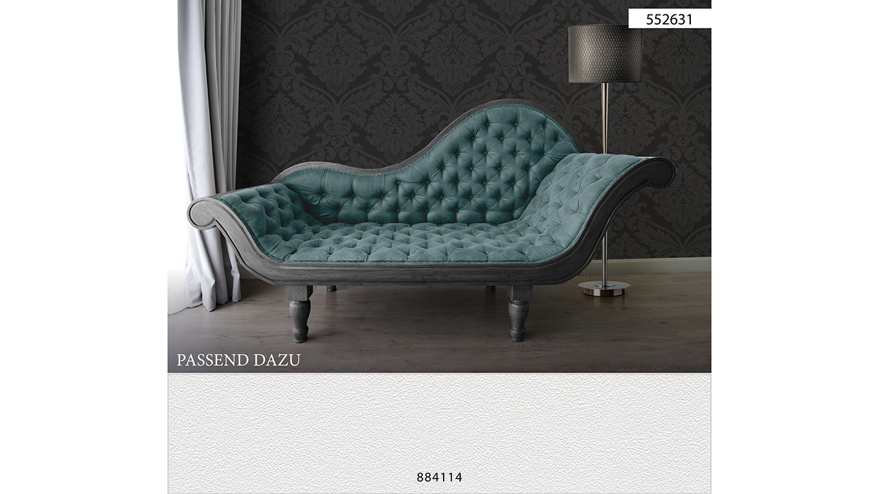 Vinyltapete Black & White 4 A.S. Création Ornamente Schwarz 631