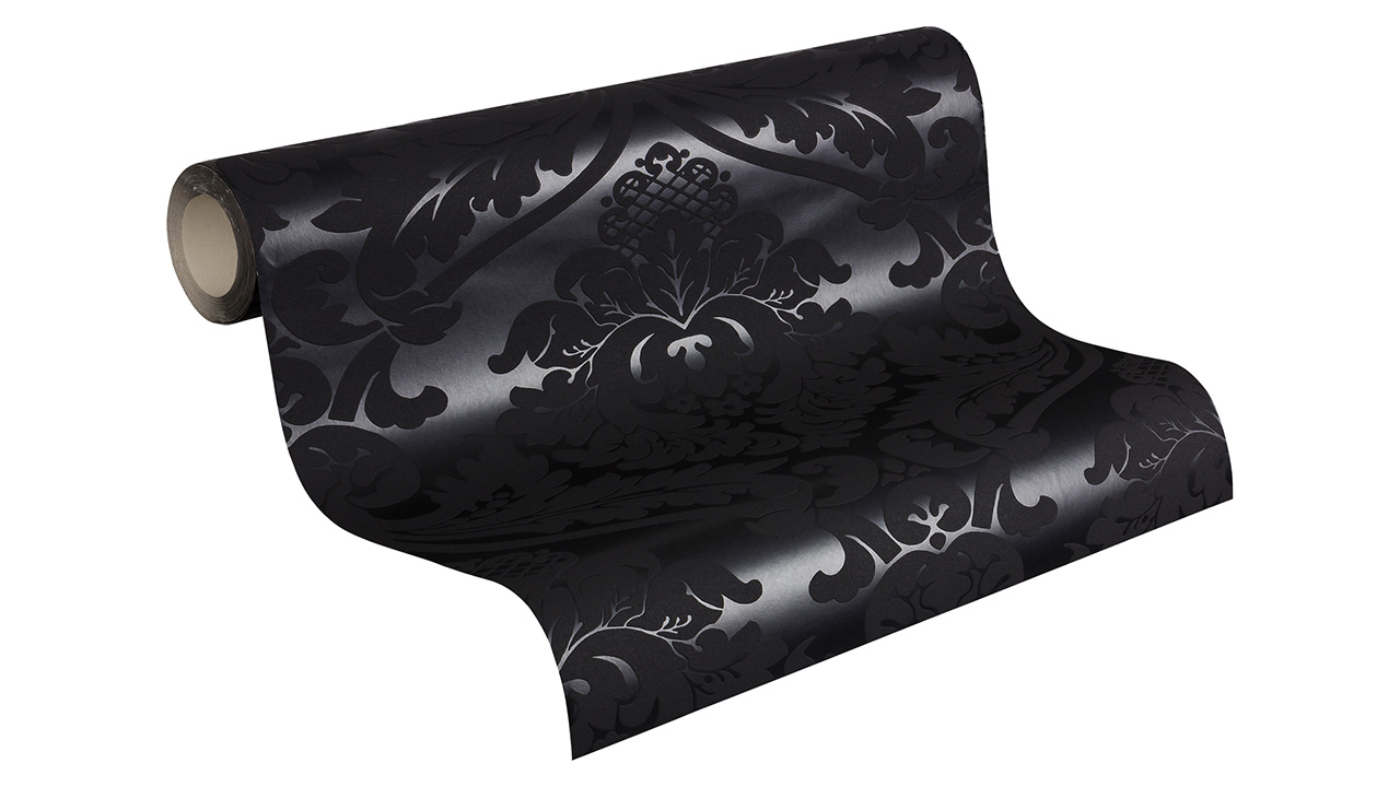 Vinyltapete Black & White 4 A.S. Création Ornamente Schwarz 631