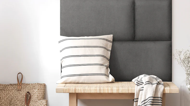 planeo ComfortWall - Akustik Wandkissen 30x30cm Grau