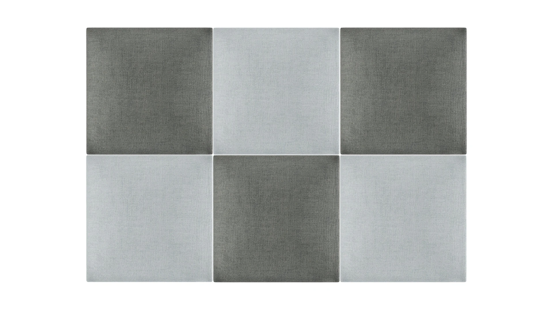 planeo ComfortWall - Acoustic wall cushion 30x30cm Grey