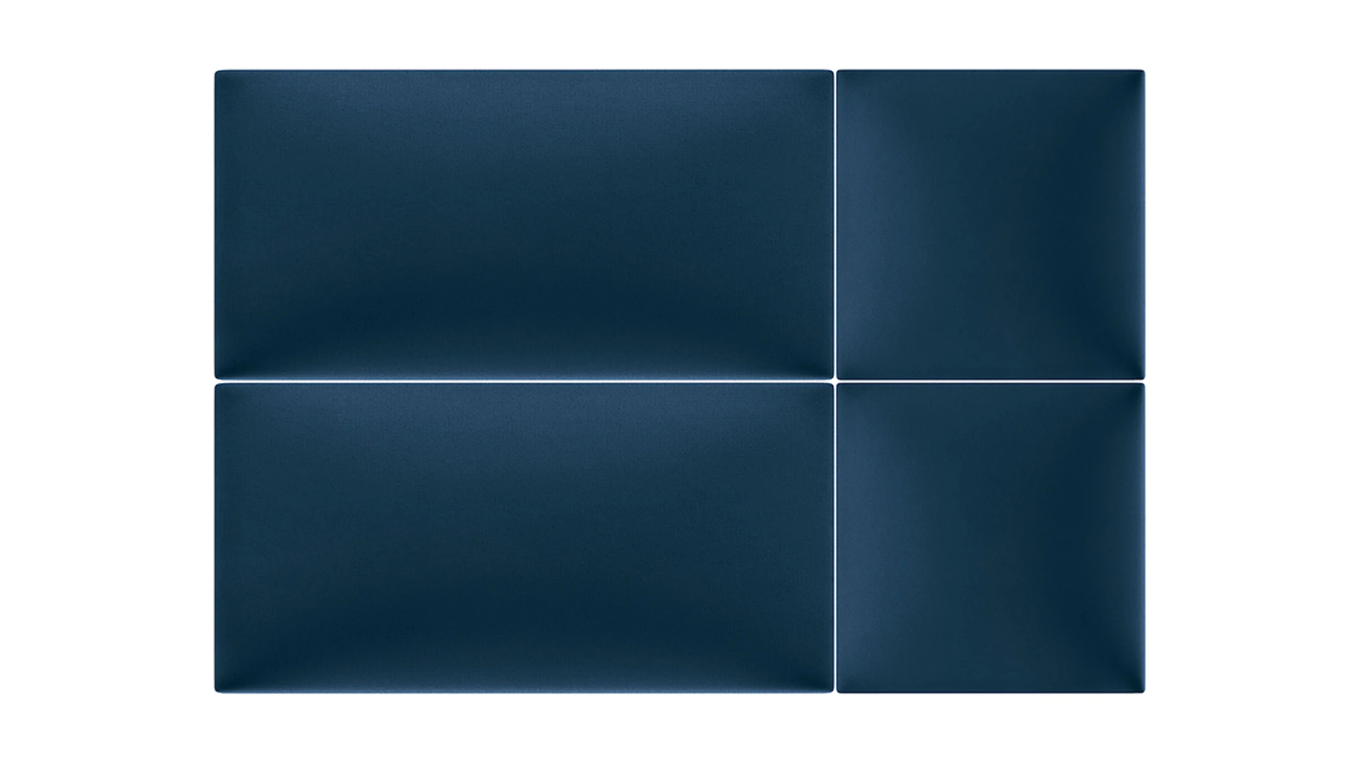 planeo ComfortWall - Coussin mural acoustique 60x30cm bleu foncé