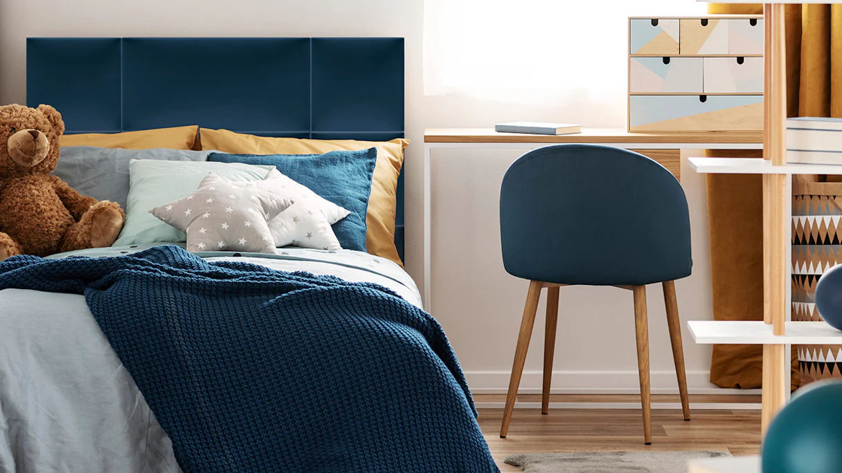 planeo ComfortWall - Acoustic wall cushion 60x30cm dark blue