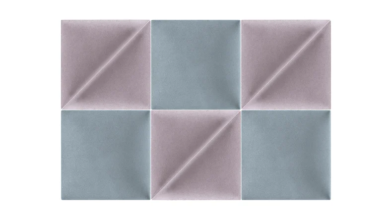 planeo ComfortWall - Akustik Wandkissen 30x30cm Silbergrau