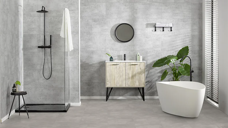 Gerflor Sol PVC clipsable - Senso Clic Premium Pepper Taupe | Made in Europe (61150889)