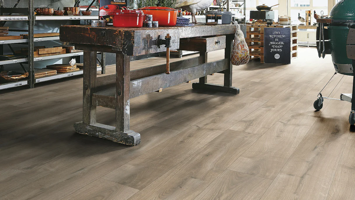 MEISTER Laminate flooring - MeisterDesign LL 250 Oak vintage mohair grey 6288