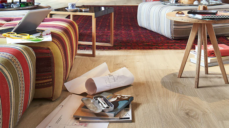 MEISTER Stratifié - MeisterDesign LL 250 Chêne Atacama 6380 | gaufrage synchrone (600009-2052248-06380)