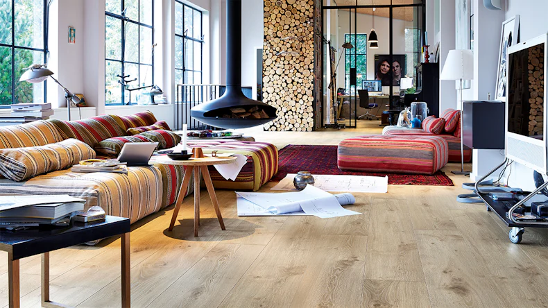 MEISTER Stratifié - MeisterDesign LL 250 Chêne Atacama 6380 | gaufrage synchrone (600009-2052248-06380)