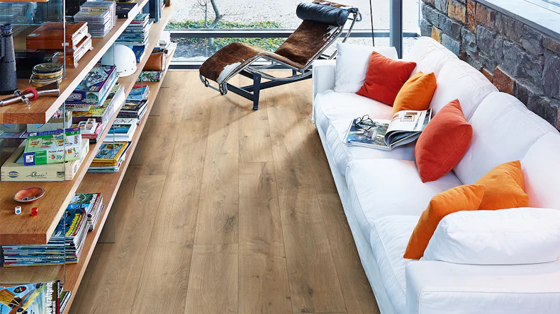 MEISTER Stratifié - MeisterDesign LL 150 Chêne fissuré Terra 6439 | Made in Germany (600007-2052220-06439)