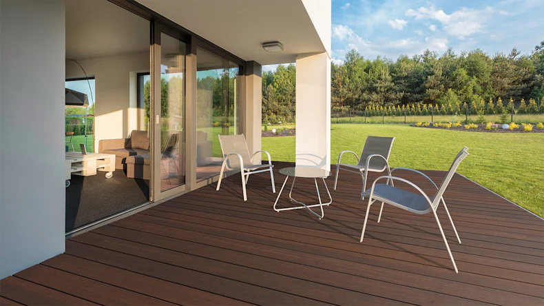 planeo terrasse en bois - bambou ipé 20 x 140 x 2200mm lisse/français