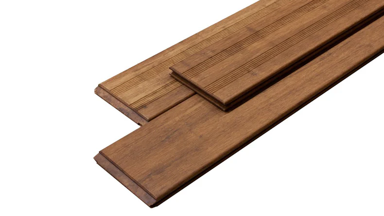 planeo terrasse en bois - bambou sable 20 x 140 x 2200mm lisse/français