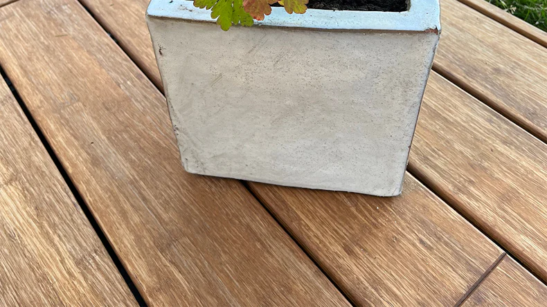 planeo terrasse en bois - bambou sable 20 x 140 x 2200mm lisse/français