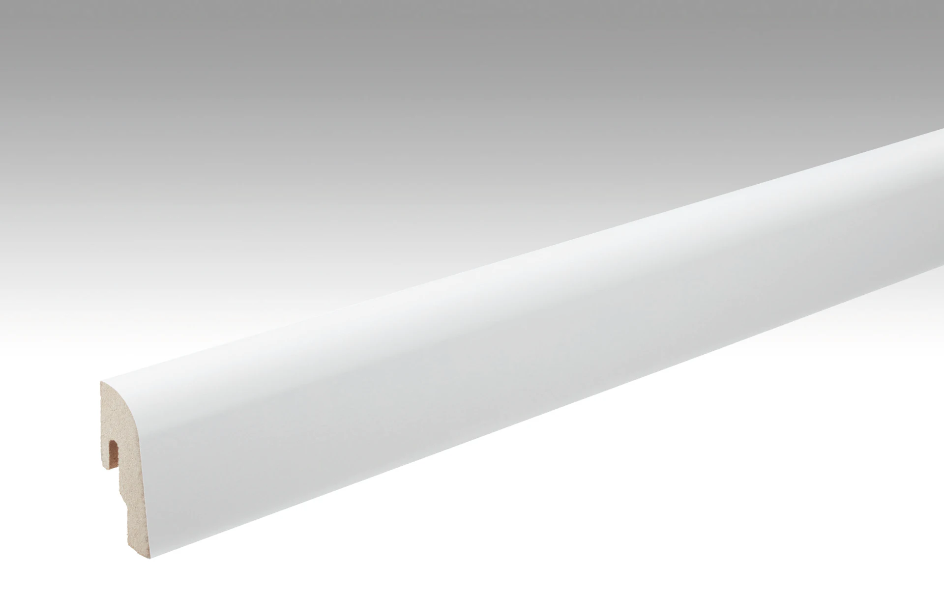 Battiscopa MEISTER Bianco verniciabile DF 2222 - 2380 x 50 x 22 mm (200004-2380-02222)