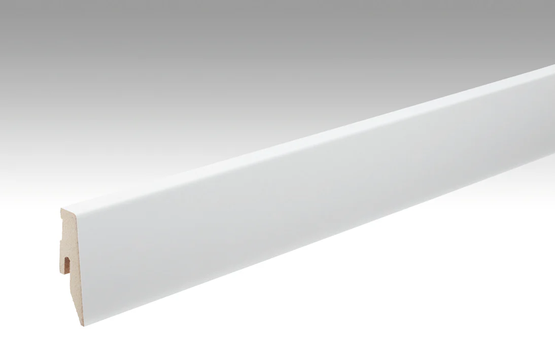Battiscopa MEISTER Bianco verniciabile DF 2222 - 2380 x 60 x 20 mm (200005-2380-02222)