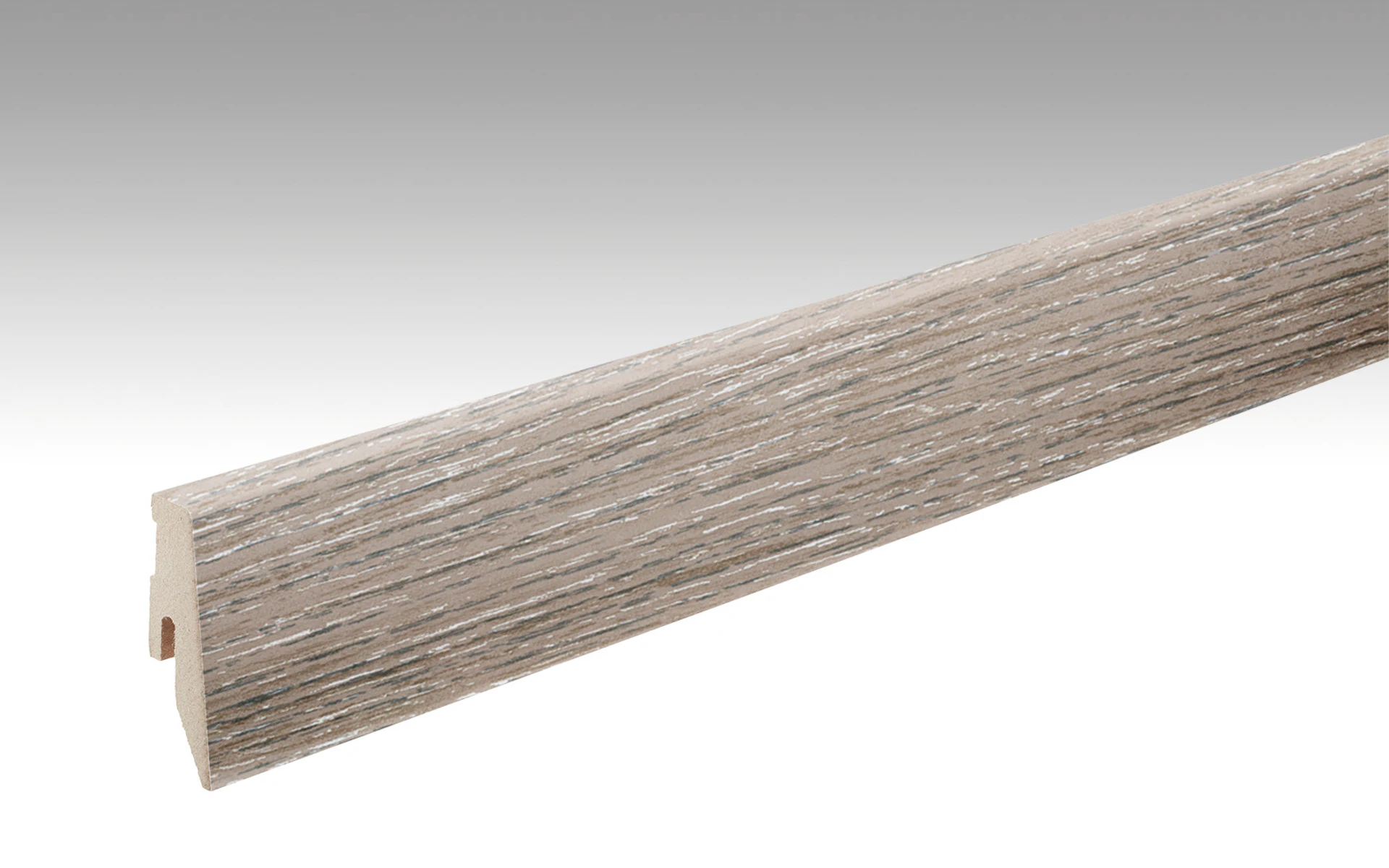 MEISTER skirtings cracked oak cappuccino 6318 - 2380 x 60 x 20 mm