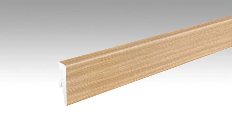 MEISTER Sockelleisten Fußleisten Aqua Eiche Lowfield 7392 - 2380 x 60 x 16 mm (200014-2380-07392 - 6949237392)