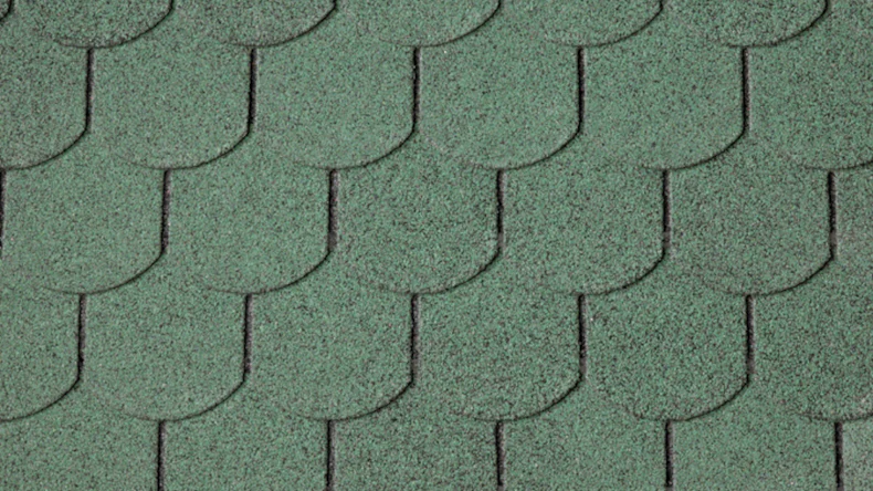 Dachschindeln Biberschwanz Grün