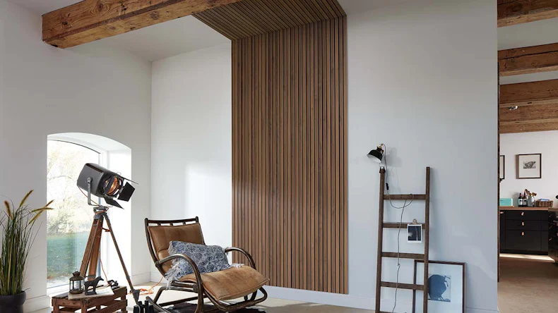 planeo Akustikpaneele - Nussbaum - 2600 x 330 x 20mm