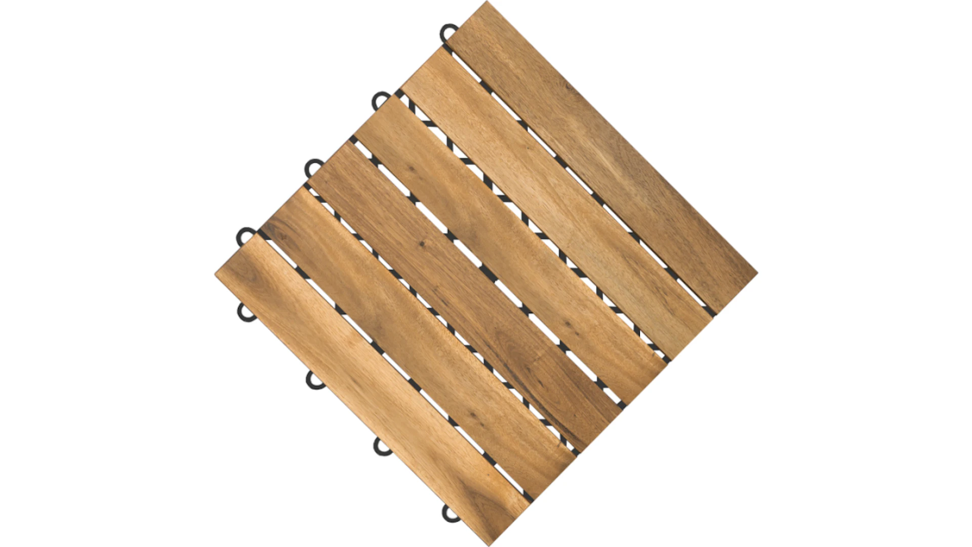 planeo tegola per legno per esterni acacia 30x30 cm - 5 pz.