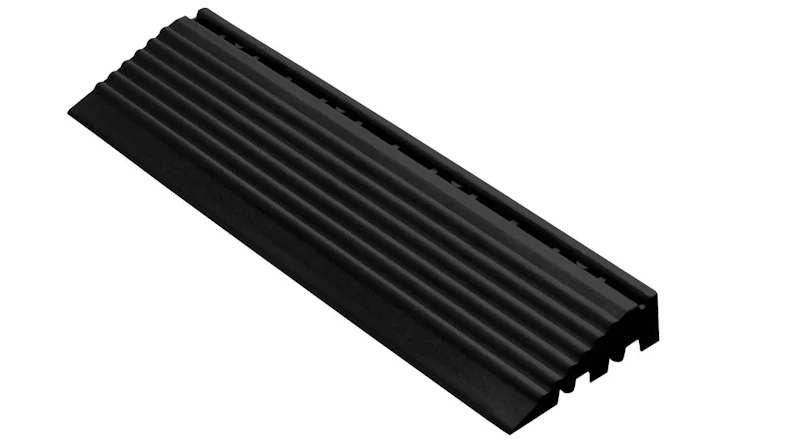 planeo Seitenteil für 30 x 30 cm Klickfliesen - schwarz mit Stift