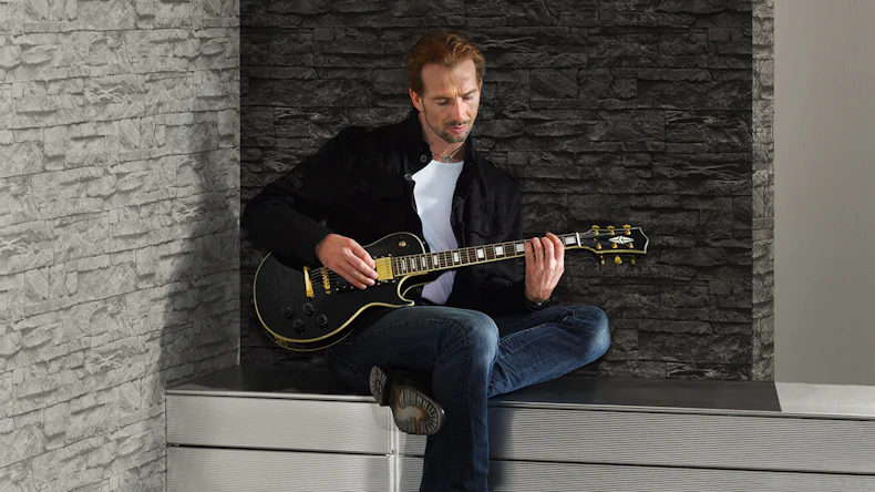 Carta da parati in vinile Best of Wood'n Stone 2a edizione A.S. Création muro in pietra grigio bianco 116