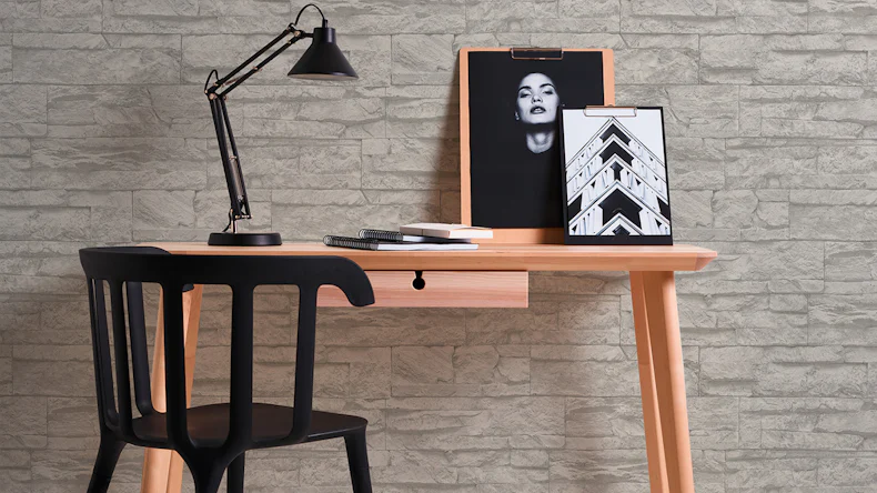 Carta da parati in vinile Best of Wood'n Stone 2a edizione A.S. Création muro in pietra grigio bianco 116